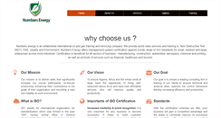 Desktop Screenshot of numbersenergy.com