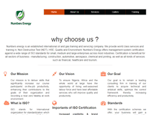 Tablet Screenshot of numbersenergy.com